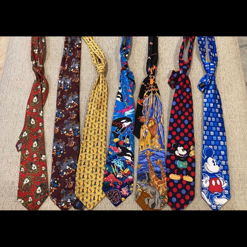Disney men’s ties beautiful